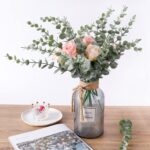 24pcs Eucalyptus Stems Artificial Eucalyptus Leaves Fake Greenery Branches Fake Flowers for Wedding Centerpiece Spring Easter Farmhouse Home Decoration - Image 4