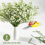 10PCS Baby Breath Artificial Flowers Fake Babys Breath Gypsophila Flowers Bulk Realistic Artificial Flowers Bouquet Flores Artificiales para Decoracion for Wedding Party Home Decoration - Image 4