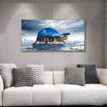 Lovely Sea Turtle Picture Canvas Wall Art - Image 9