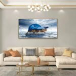 Lovely Sea Turtle Picture Canvas Wall Art - Image 8