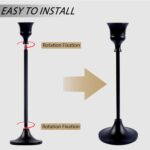 Candlestick Holders Taper Candle Holder for Candlesticks Vintage Modern Decorative Candle Stick Long Holder for Fireplace Party Dining Home - Image 5