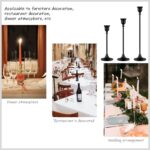 Candlestick Holders Taper Candle Holder for Candlesticks Vintage Modern Decorative Candle Stick Long Holder for Fireplace Party Dining Home - Image 7