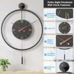 30.7×20 Inch Large Modern Decorative Wall Clock - Image 2