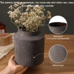 Rustic Vases for Home Decor. Ceramic Vase for Dining Table Decor. Terracotta Decorative Vase 6.1IN - Image 3