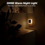 Sujeet Night Light, Night Lights Plug into Wall 4-Pack, Nightlight Plug in Night Lights, Dusk to Dawn Night Lamp Led Night Light for Bedroom, Bathroom, Hallway Warm White - Image 3