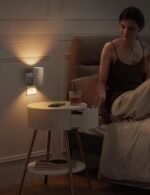 LED Night Light Plug in, Night Lights Plug into Wall, Light Sensor, 0-100LM, Soft White 3000K, Dimmable Night Light, Modern Nightlight for Hallway Bedroom Stairway, 2 Pack - Image 8