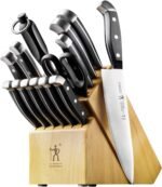 Premium Quality 15-Piece Knife Set with Block, Razor-Sharp, German Engineered Knife Informed by over 100 Years of Masterful Knife Making, Lightweight and Strong, Dishwasher Safe