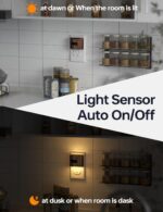 Night Lights Plug into Wall: LED Dimmable Night Light, Bedroom Decor, Dusk to Dawn Sensor, Vintage Night Lamp for Kids Bathroom Hallway Toilet Stairway Kitchen, Adjustable Brightness Soft White 3000K - Image 2