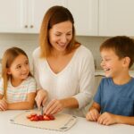 2-Piece Reversible Cutting Board Set Made from Natural Food Grade Wheat Straw Material - Eco-Conscious Alternative to Plastic - Gluten Free & BPA Free Chopping Boards for Kitchen - Image 2