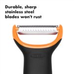 Stainless Steel Good Grips Prep Julienne Y-Peeler, Black, 4.2"W x 8"H - Image 2