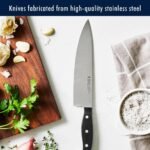 Premium Quality 15-Piece Knife Set with Block, Razor-Sharp, German Engineered Knife Informed by over 100 Years of Masterful Knife Making, Lightweight and Strong, Dishwasher Safe - Image 3