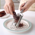 Stainless Steel Cheese Grater Set, Set of 5 Kitchen Grater & Peeler & Slicer, Lemon Zester with Cleaning Brush for Vegetable, Fruit, Chocolate - Image 3