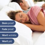 Extra Deep King Sheet Set - 6 Piece Breathable & Cooling Sheets - Hotel Luxury Bedding Set w/18-24 Inch Extra Deep Pockets - Easy & Secure Fit - Super Soft, Wrinkle Free and Comfy - White, King Size - Image 4