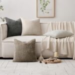 MIULEE Pack of 4 Couch Throw Pillow Covers 18x18 Inch Neutral Soft Decorative Chenille Pillow Covers Farmhouse Boho Cushion Covers for Mid Century Modern Home Decor Sofa Bedroom Living Room - Image 5