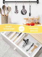 Measuring Cups and Spoons Set of 15 Piece, Metal Stainless Steel Measuring Cups and Spoons Set for Baking Cooking, Dry and Liquid Ingredients - Image 5