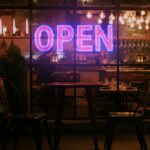 LED Open Sign for Business, 30"x10" Dimmable Brightness Large Electric Light Up Sign, Hanging Installation for Store, Bar, Pub, Hotel, Restaurant, Salon, Red and Blue - Image 5