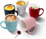 16 oz Large Coffee Mug with Handle Tea Cup Novelty Coffee Cup for Men Women Office Work, White - Image 6