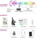 Custom Neon Signs, Personalized Neon Sign Customizable for Wall Decor,Led Sign Custom Neon Name Sign for Wedding Party Gifts Nails Shop Logo Neon Name lights - Image 6