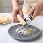 Stainless Steel Cheese Grater Set, Set of 5 Kitchen Grater & Peeler & Slicer, Lemon Zester with Cleaning Brush for Vegetable, Fruit, Chocolate - Image 7