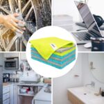 FIXSMITH Microfiber Cleaning Cloth - Pack of 8, Size: 12 x 16 in, Multi-Functional Cleaning Towels, Highly Absorbent Cleaning Rags, Lint-Free, Streak-Free Cleaning Cloths for Car Kitchen Home - Image 7