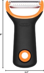 Stainless Steel Good Grips Prep Julienne Y-Peeler, Black, 4.2"W x 8"H - Image 8