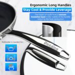 14PC Healthy Pots and Pan With 9H Anti-scratch Coating, 2-Layer Non-Stick Ceramic&PFAS Free, Sensitively&Evenly Induction Cooking, Enhanced Flavor with Infrared Cookware, Dishwasher Safe - Image 8