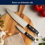 Premium Quality 15-Piece Knife Set with Block, Razor-Sharp, German Engineered Knife Informed by over 100 Years of Masterful Knife Making, Lightweight and Strong, Dishwasher Safe - Image 8